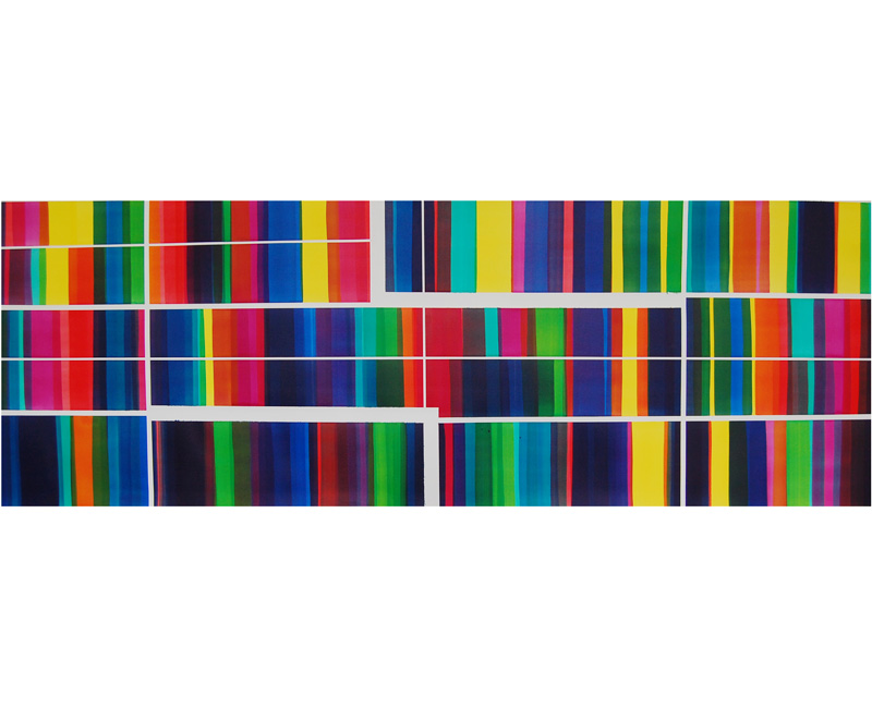Drawing ink on paper 200x80cm