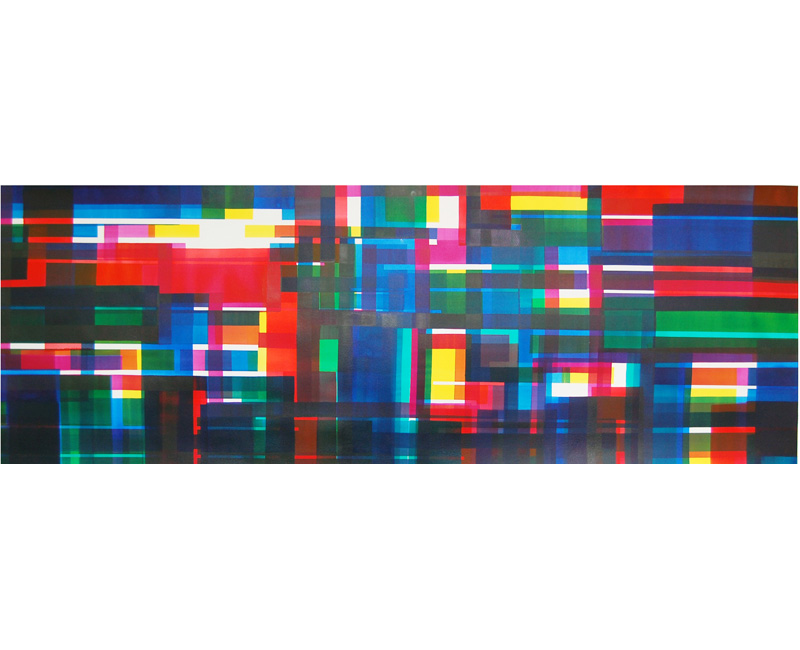 Drawing ink on paper 200x80cm