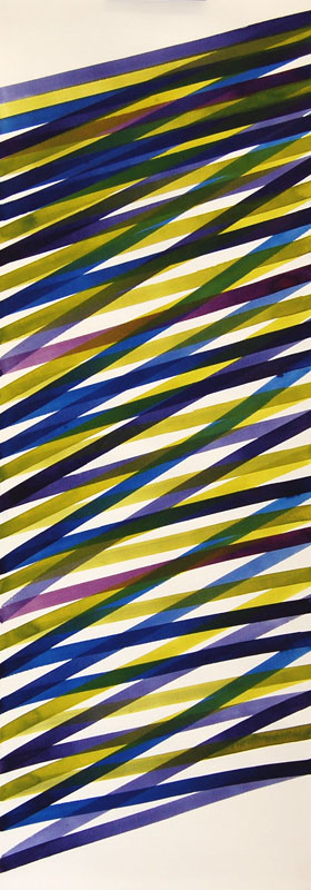 Drawing ink on paper 100x35cm
