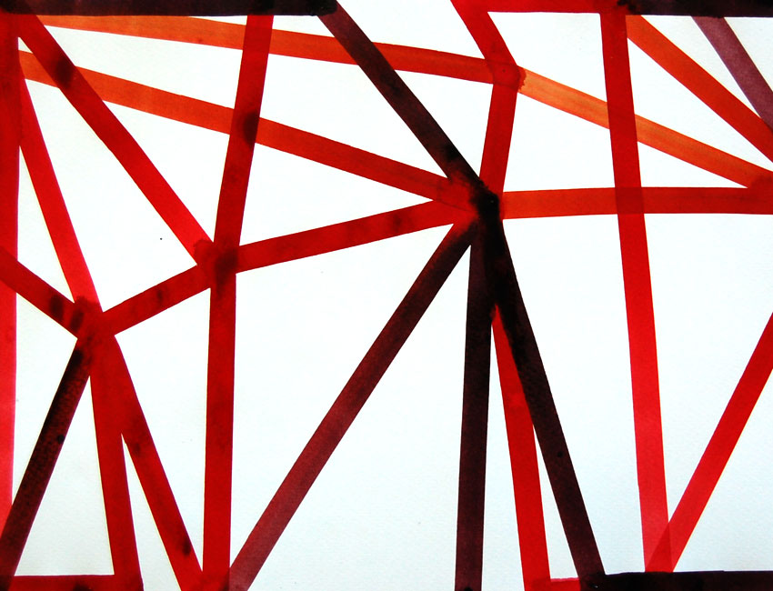 Drawing ink on paper 50x23cm
