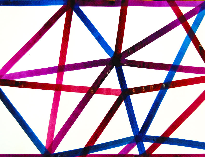 Drawing ink on paper 50x23cm