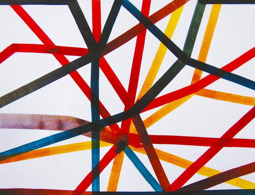Drawing ink on paper 50x23cm