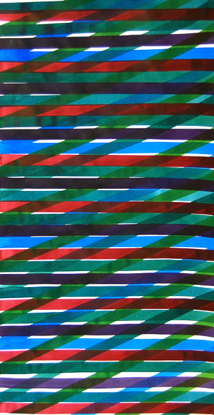 Drawing ink on paper 100x35cm